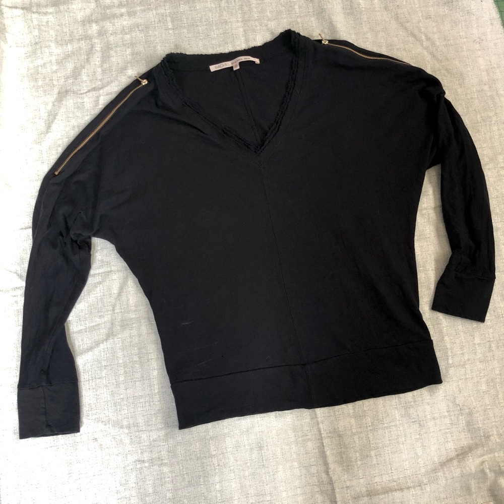 80s style batwing top